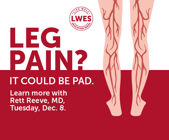 Image for Leg Pain? It Could Be PAD. - Online Webinar