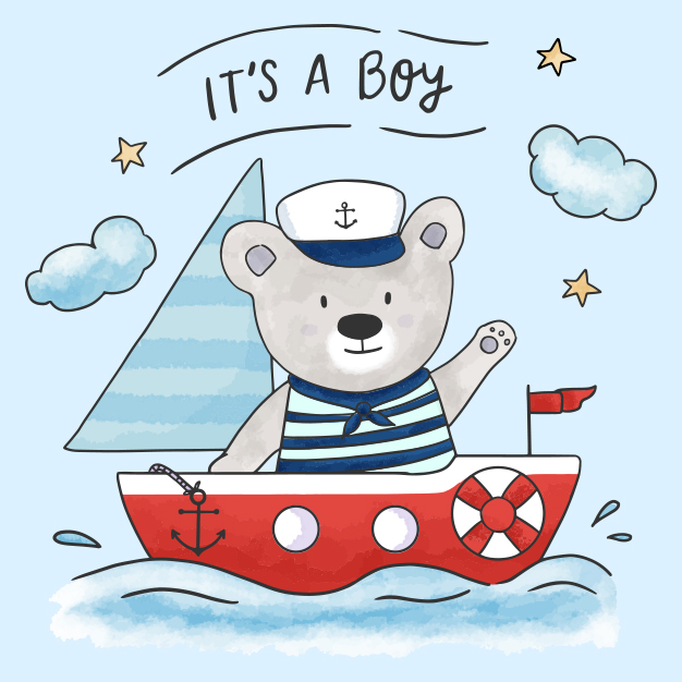 It's a Boy - Teddy Bear
