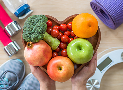 bowl of healthy food 