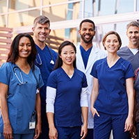 Photo of a group of nurses