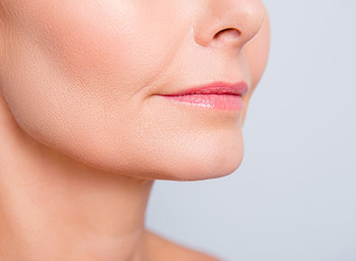 Woman's chin