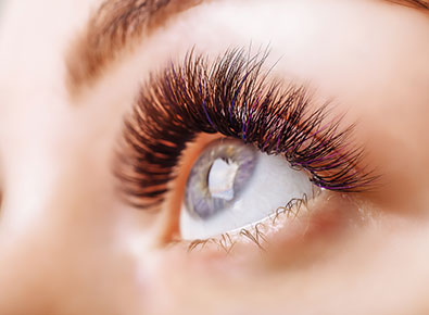 Beautiful eyelashes