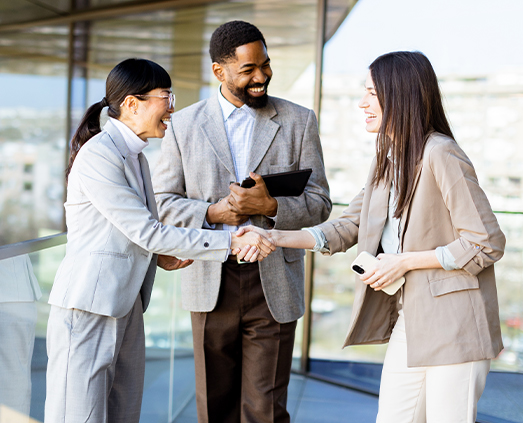 woman meeting for an interview