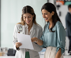 doctor and woman talking