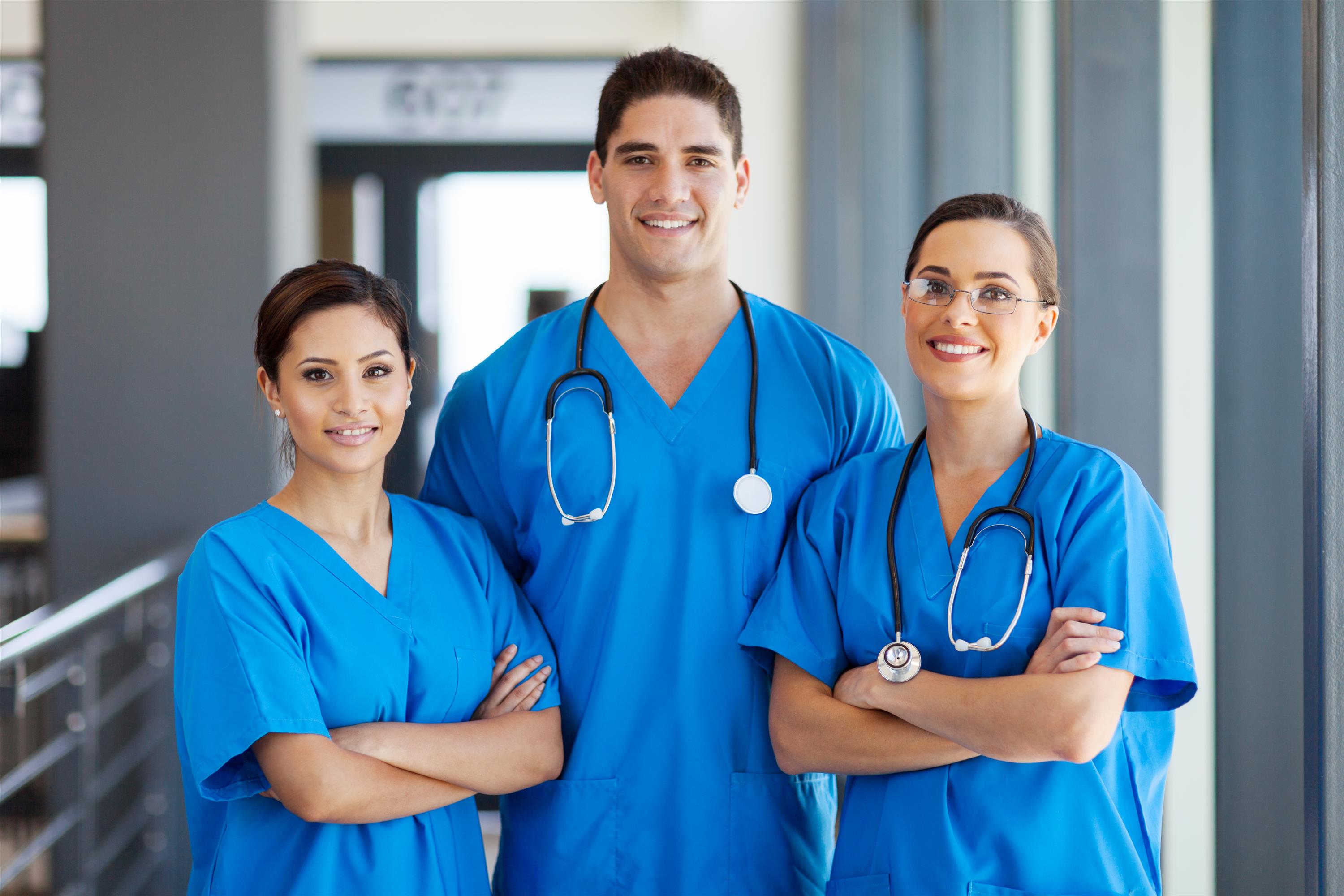 group of student nurses