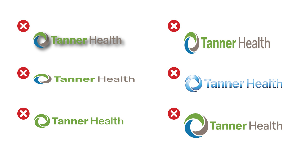Improper Logo Usage Examples