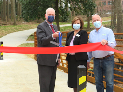 Ribbon cutting for Carrollton GreenBelt sput