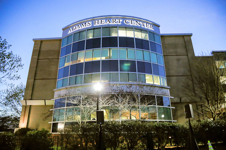 new Adams Heart Center sign