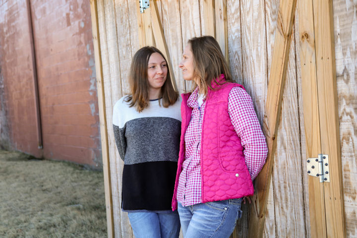 Ayers and her daughter