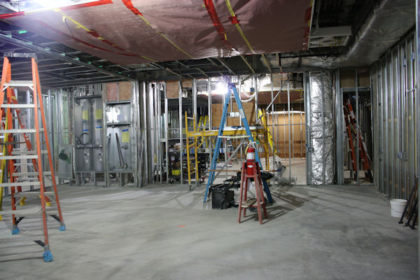 Construction of new open-heart operating suites