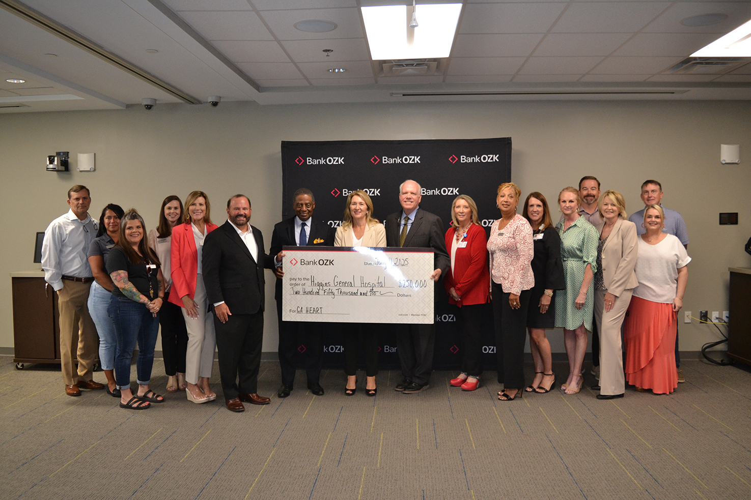 Bank OZK Georgia Heart Donation