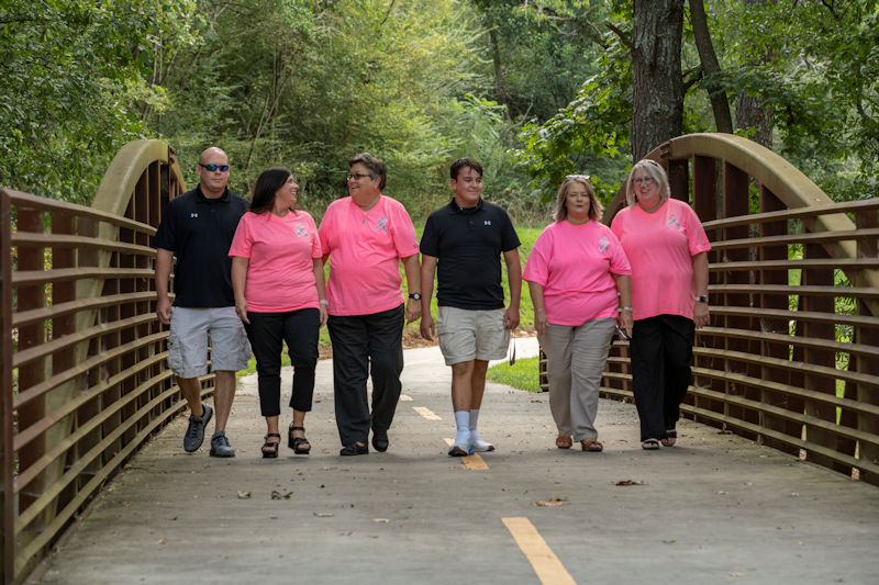 Susan Holloway with family