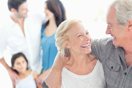 Smiling couple