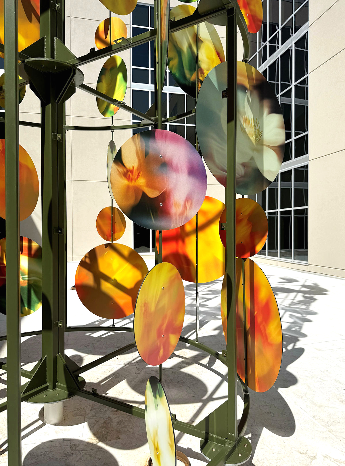 A photo of the new artwork at Tanner Medical Center/Carrollton